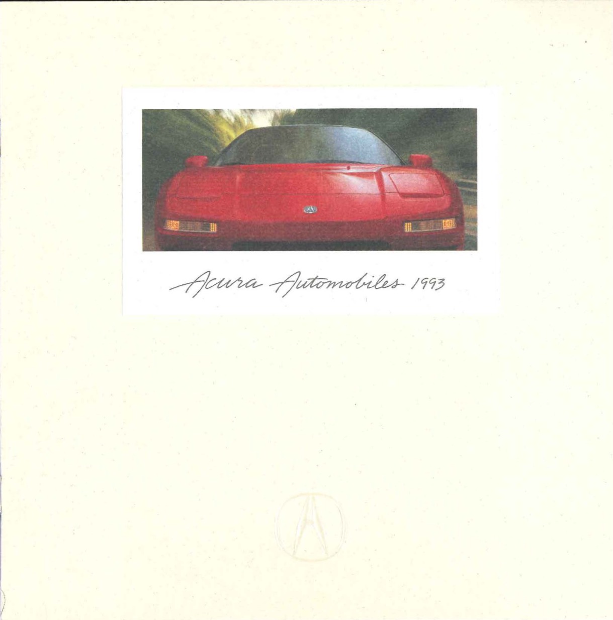 1993 Acura Full Line Brochure